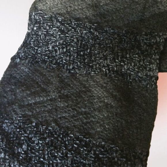 Inc International Concepts Black Long Oblong Scarf NWT - Picture 9 of 12